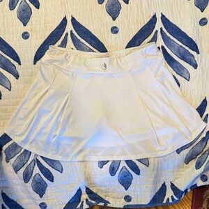 White Athletic pleated Skort Icyzone large